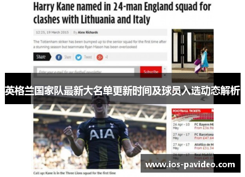 英格兰国家队最新大名单更新时间及球员入选动态解析 英格兰国家队最新大名单更新时间及球员入选动态解析