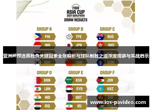 亚洲杯预选赛胜负关键因素全景解析与球队制胜之道深度观察与实战启示